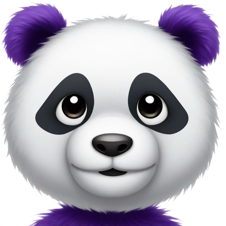 purple panda emoji