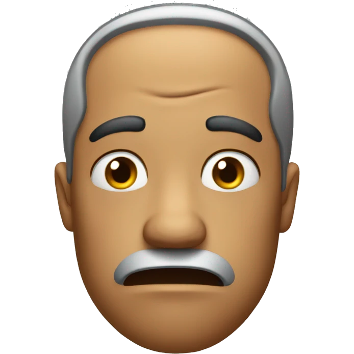 Disappointed but surprised  emoji