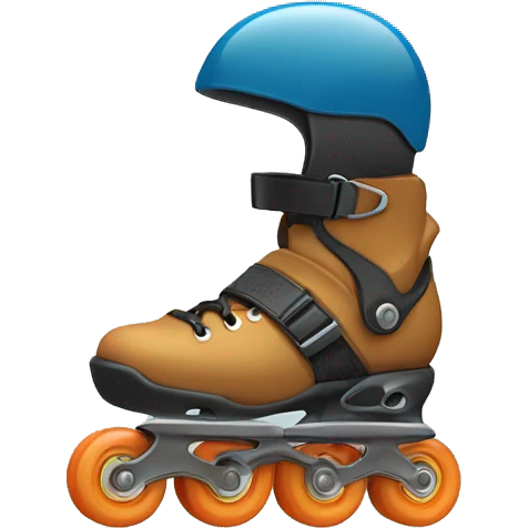 Rollerblade envueltas de truenos y llamas  emoji