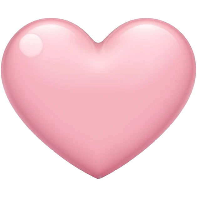 light pink heart  emoji