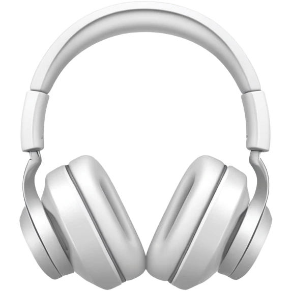 White headphones emoji
