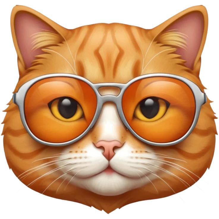 Cat wearing sunglasses emoji