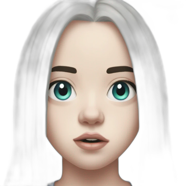 Billie eilish chanteuse 2017 yeux bleu emoji