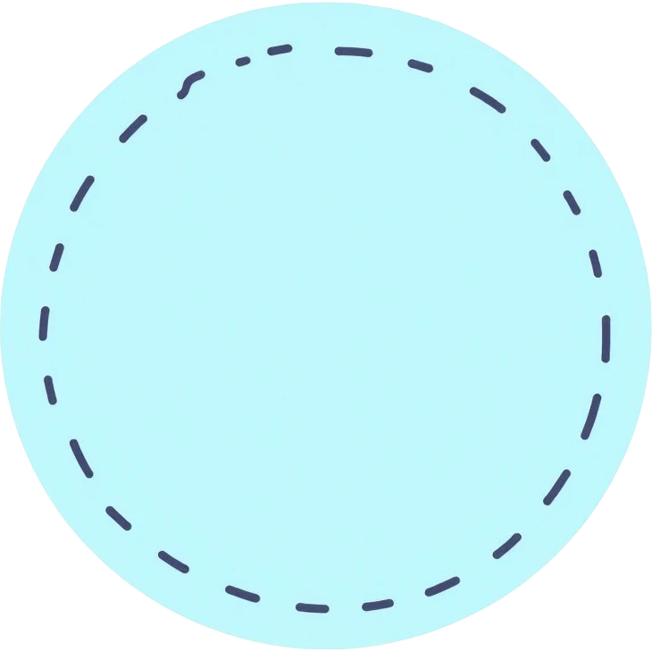 pastel blue bullet journal dot emoji