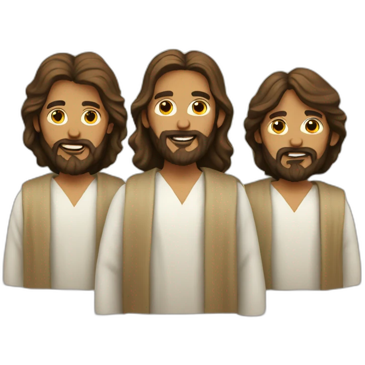 jesus and his disciples emoji