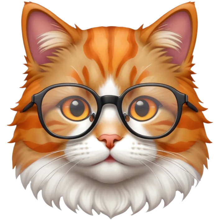 안경 쓴 고양이 emoji