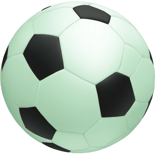Green soccer ball emoji
