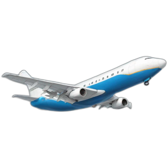 Avión sorprendido emoji