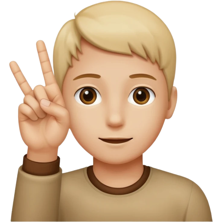 Make a person holding up one hand 6 and the outher a 7 emoji