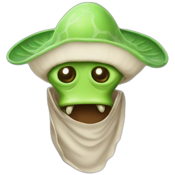 Alien with gyros emoji