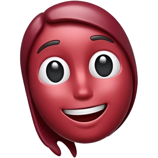 Bordo kalp emoji