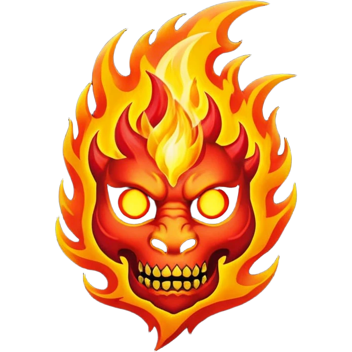 fire elemental tattoo emoji