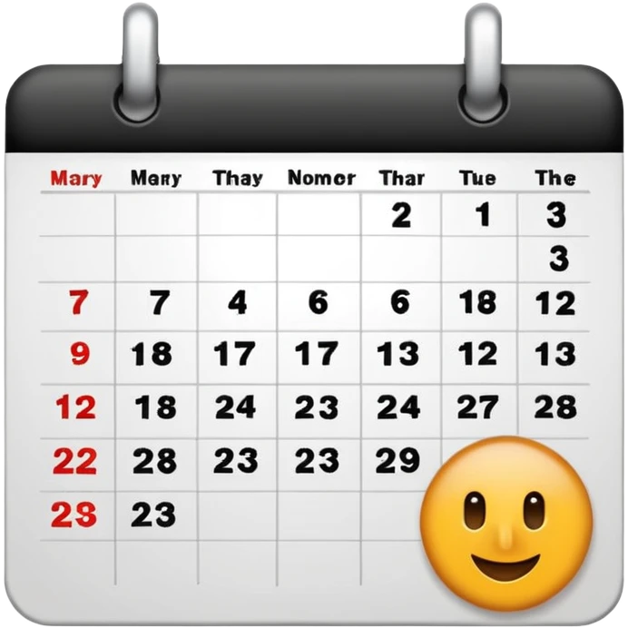 13 november calendar emoji