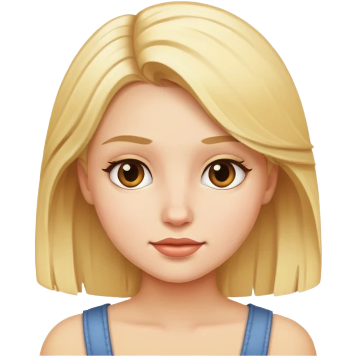 Blonde girl emoji