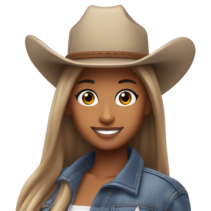 Ariana Grande's chill mode mixed with Texas cowboy charm emoji