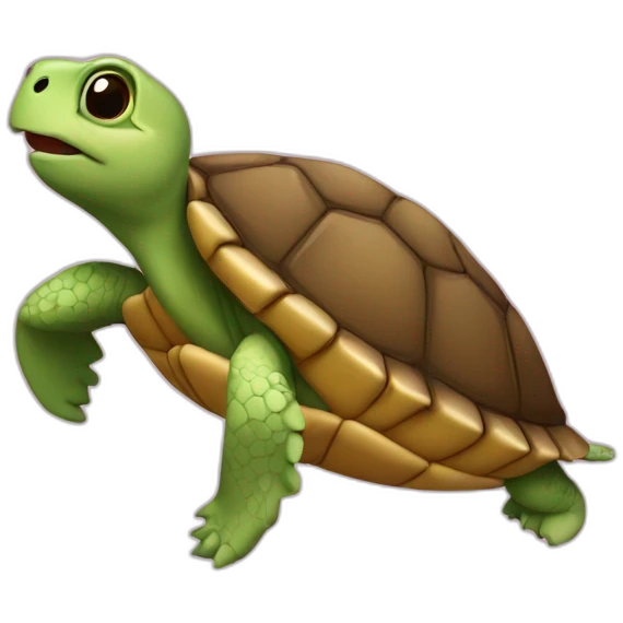 Tortue rose emoji
