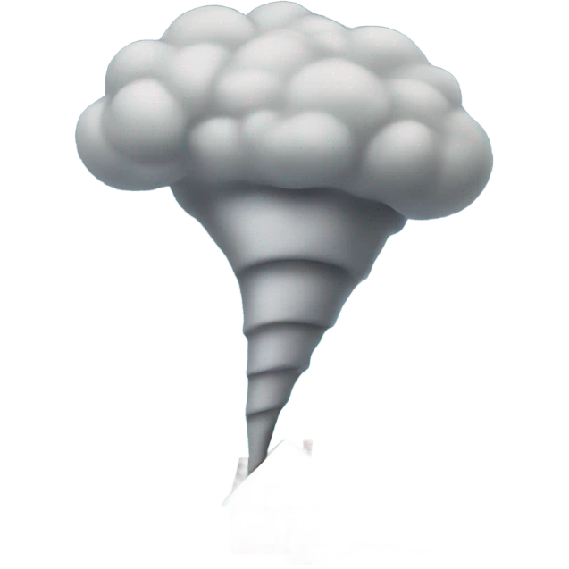 Tornado with little rainbows   emoji