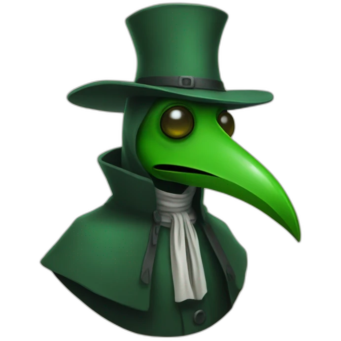 green plague doctor emoji