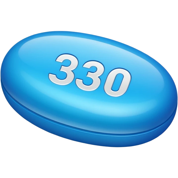 blue pill that says 30 on it emoji