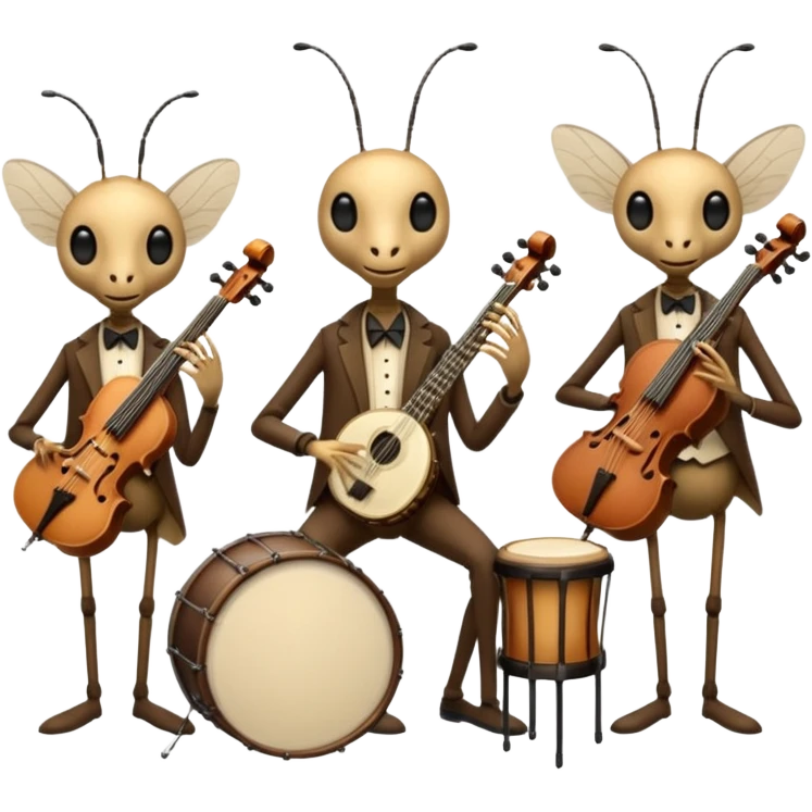 Musician Insects emoji