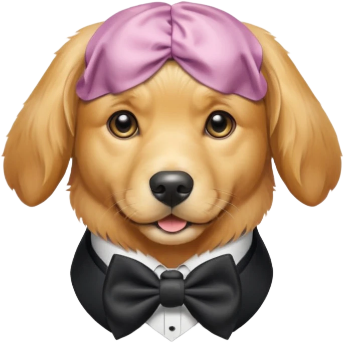 Stylish dog emoji