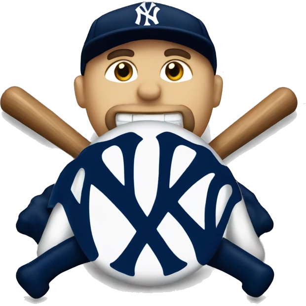 Only Yankees logo, clean emoji