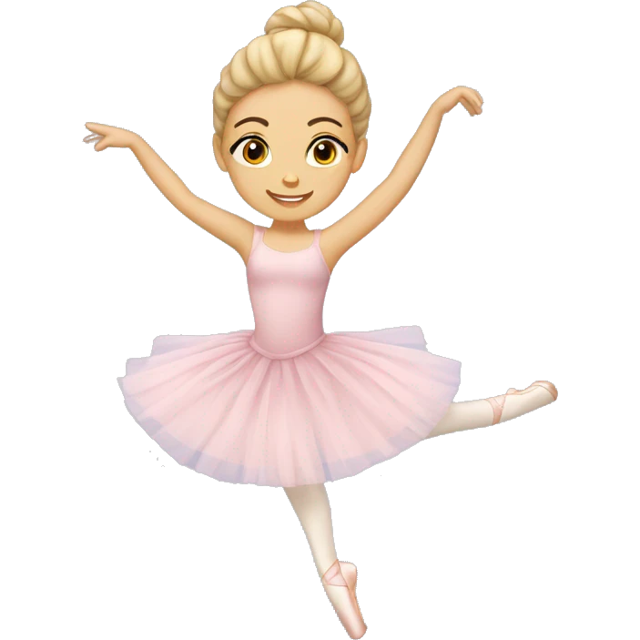 Ballerina di tessuti aerei emoji