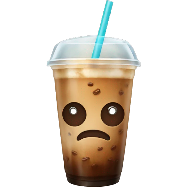 iced coffee emoji