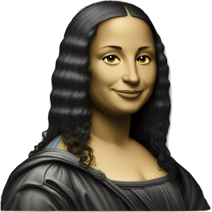 us dollar bill with mona lisa  emoji