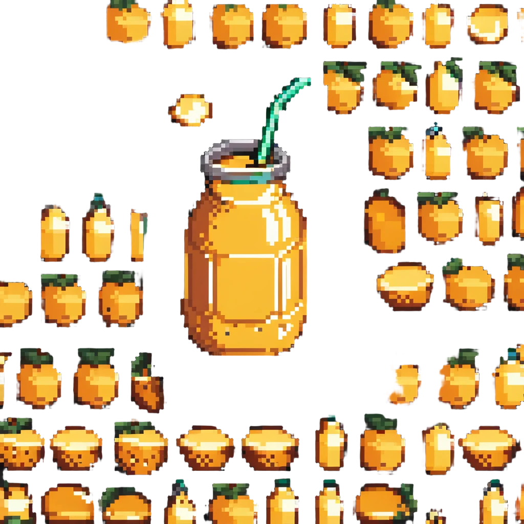 double stuffed orange juice emoji