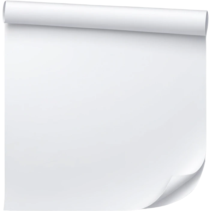 sheet of white paper emoji