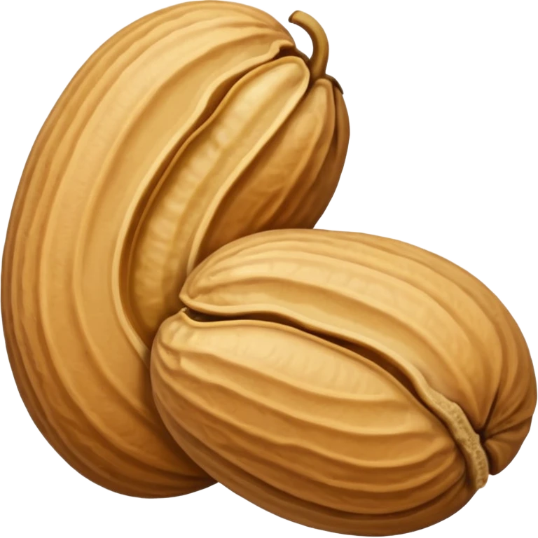 a Peanut with detail (no face) emoji