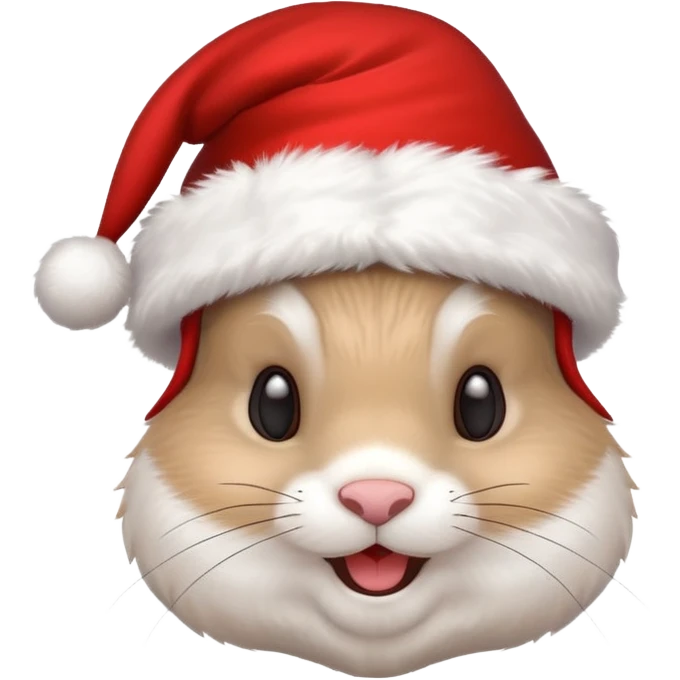 a christmas rabbit emoji
