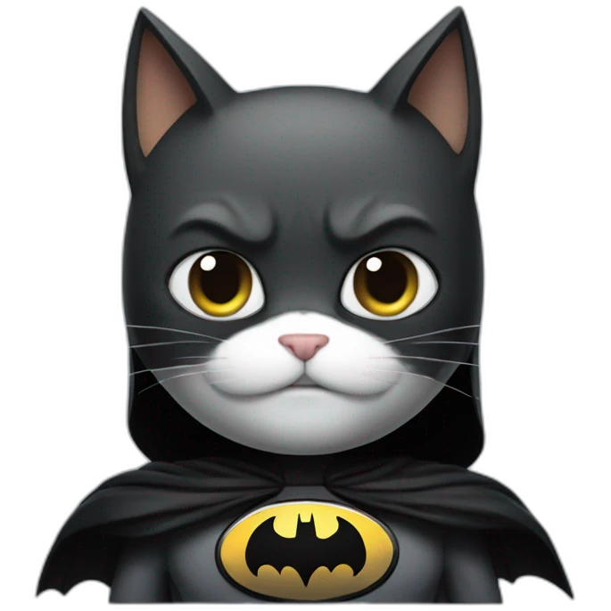 cat being batman  emoji