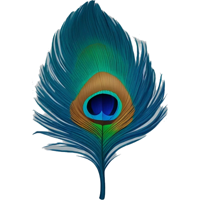 peacock feather emoji