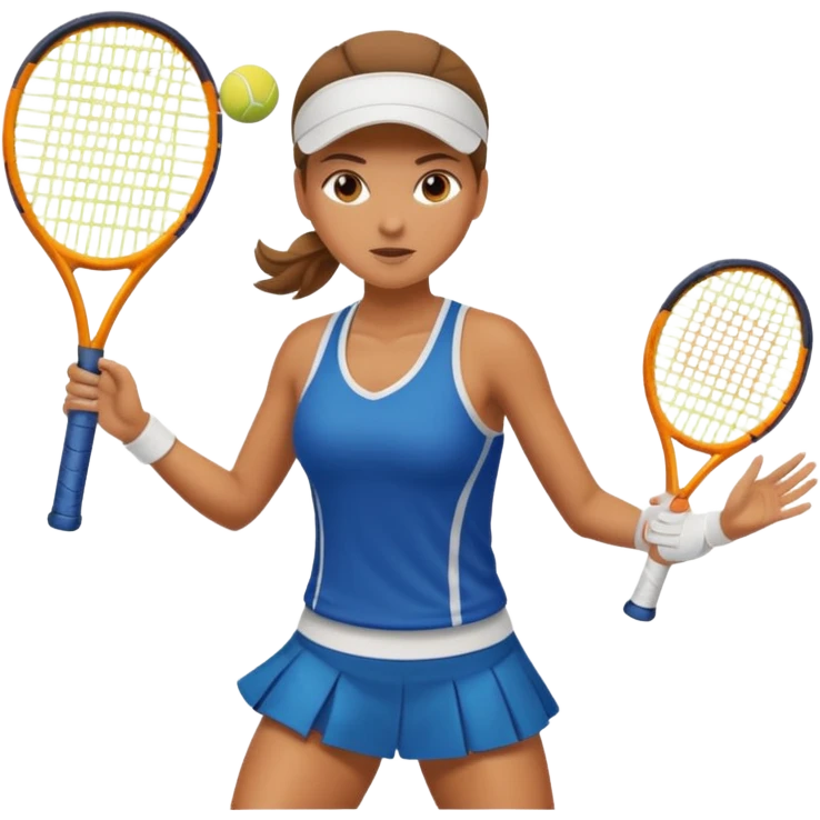 women playing tennis  emoji