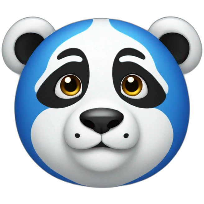Blue Panda emoji