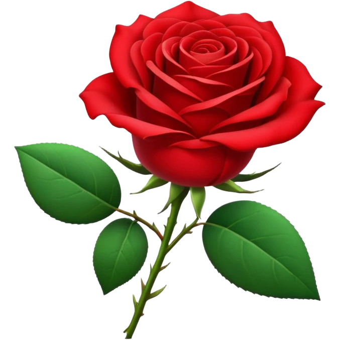 Una rosa roja caminando emoji