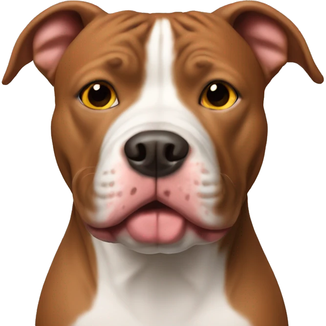 Pitbull rednose  emoji