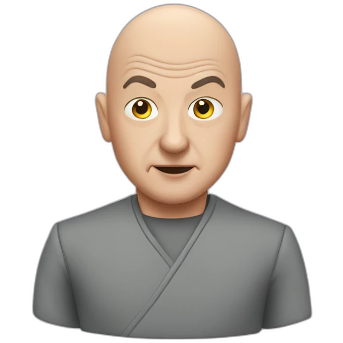 dr. evil bald head emoji