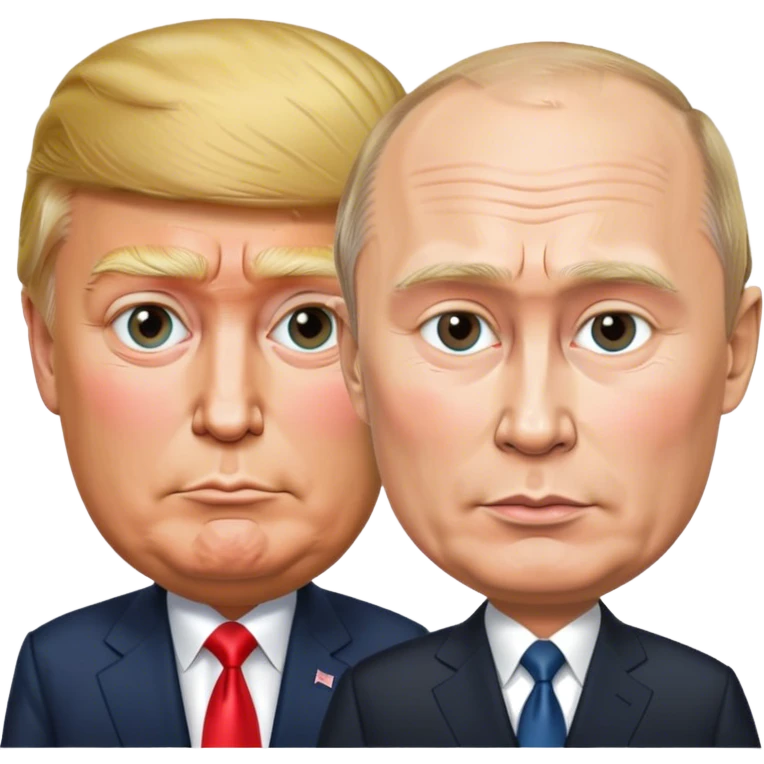 trump with putin emoji