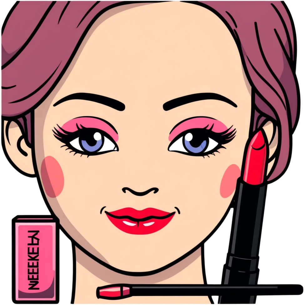 Maybe its mabeline makeup with the words emoji