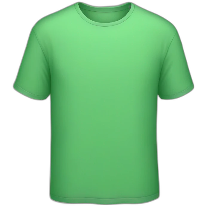 green tshirt emoji