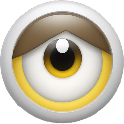 plastic contact lens case emoji