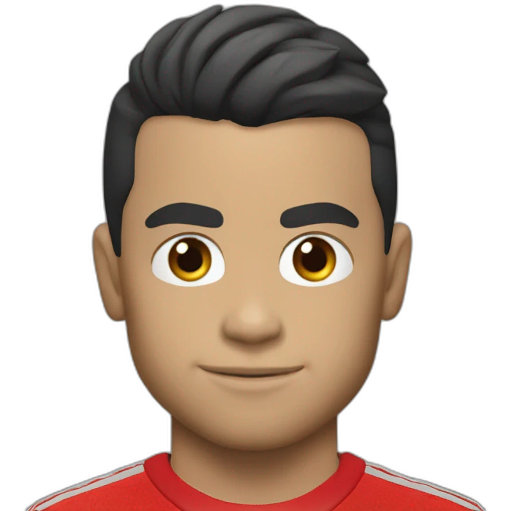 CR7 in Manchester United emoji