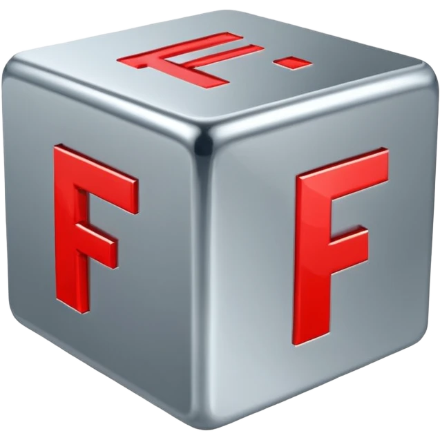 cube with F11# letters on it emoji