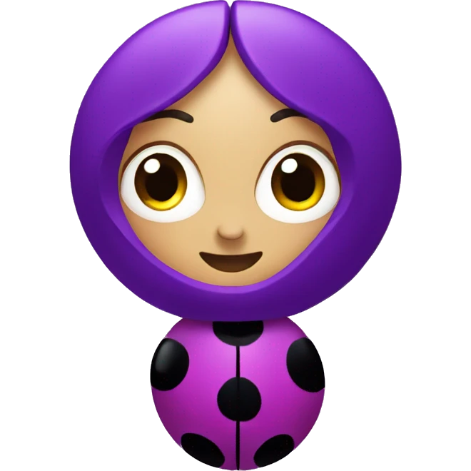purple ladybug  emoji