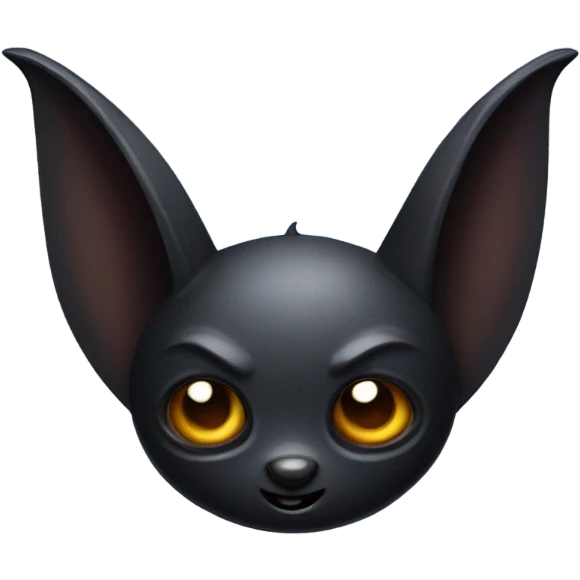 Goth bat emoji