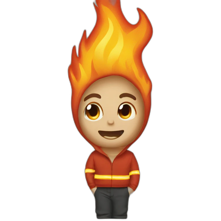 Thread on fire emoji