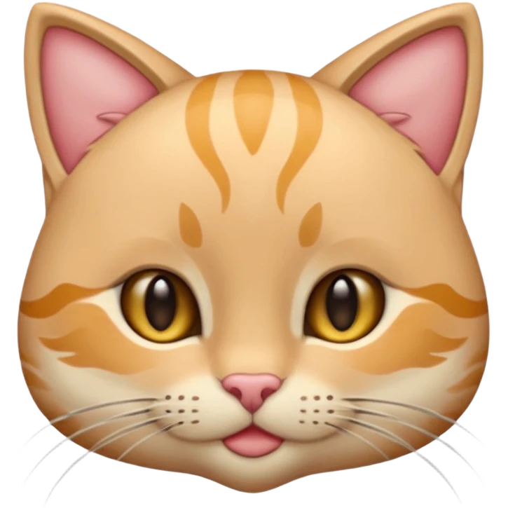 розовый котенок emoji